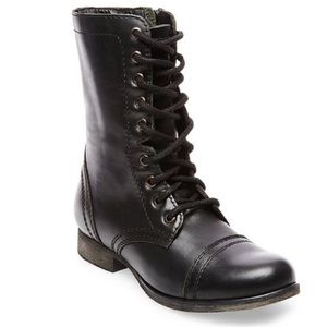 Steve Madden TROOPA Leather Combat Boots